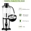 Uten Blender Food Processor, Small Mini Portable Smoothie Maker and Mixer Family Personal Blender for Milkshake, Fruit Vegetables Drinks, Ice, 5 Piece Set