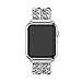 For Watch Apple Watch 38mm, Sunfei New Stainless Steel Watch Band Replacement Strap (Silver)