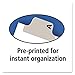 Avery 24280 Preprinted Laminated Tab Dividers w/Copper Reinforced Holes, 25-Tab, Letter