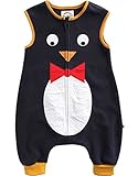 Vaenait Baby 1-7 Years Kids Boys Micro-Fleece Sleepsack Wearable Blanket Tie Penguin