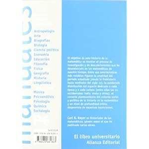 Historia de la matemática / A History of Mathematics (Spanish Edition)
