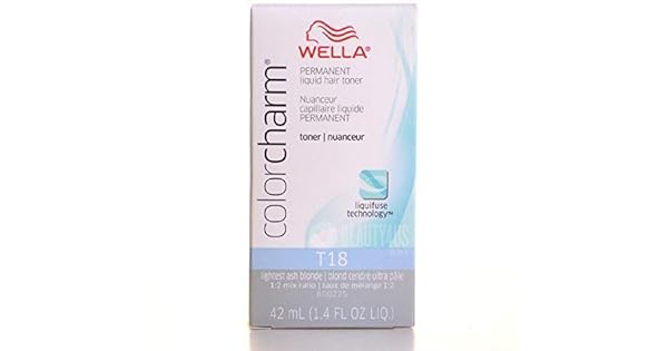 Wella Color Charm Toner T18 Lightest Ash Blonde Amazon Ae
