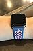 AdMaster for Apple Watch Bands 42mm,Soft Silicone Replacement Wristband for iWatch Apple Watch Series 1/2/3 - M/L Midnight blue/Vintage rose
