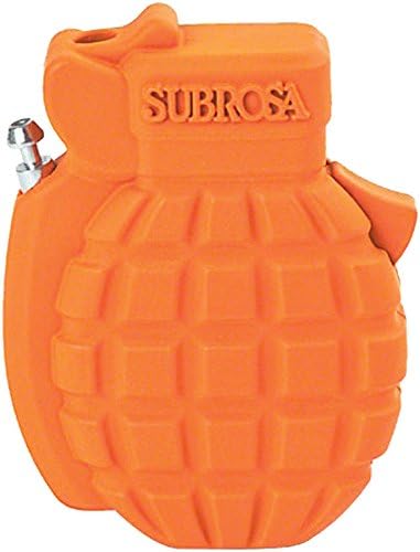 Subrosa Combat Grenade Cable Lock Theft Deterrent Orange