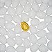 47 White Plastic Easter Eggs + 1 Surprise Golden Egg Set