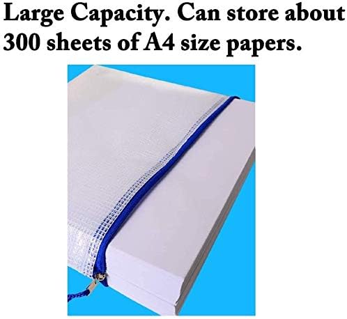 A4 Plastic Zip Wallets - Image 5