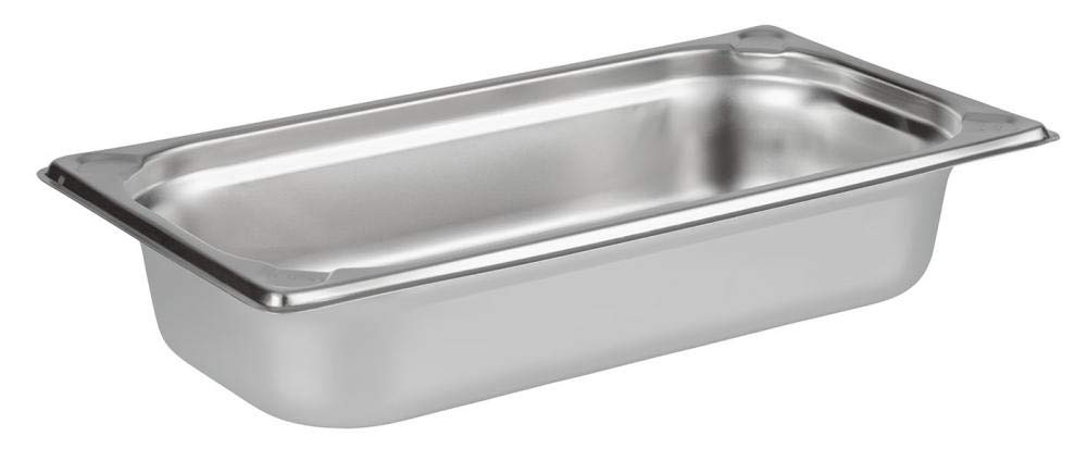 APS 81302 GN 1/3 Container, Rust-Proof Stainless Steel gastronorm Container, Dimensions: 175 x 325 mm, Height: 650 mm, Volume: 2.5 litres