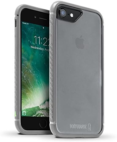 BodyGuardz - Contact Case for iPhone 6/6s/7/8 (NOT PLUS), Co-Mold Case with Impact Absorbing Technology iPhone 6/6s/7/8 (NOT PLUS) (Gray)