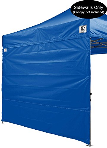 Impact Canopy Walls for 10' x 10' Pop-Up Tent Canopy, 4 Sidewalls, Royal Blue