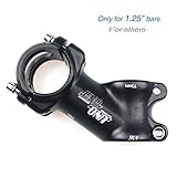 FOMTOR Bike Stem 31.8mm 35 Degree 70mm Bicycle Handlebar Stem Riser Suitable for BMX MTB Road Bike Mountain Bike (31.8 x 70mm)