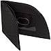 Rogue Industries Mens Front Pocket RFID Bison Leather Wallet, Black - Classic Bifold Design Holds up to 6 Cards, ID Window, Billfold w/Stash Pocket for Money - Gift for Men - USA Made