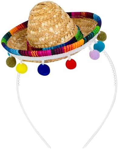 Taco Hat and Headband Set Plush Food Costume Party Accessory for Adults Nicky Bigs Novelties Adult Jumbo Taco Hat Mini Taco Headband  main image 3