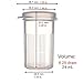 Maymom Water Tight Sample Vials, Bottle, Cup, for Small Parts, Beads; Air Tight; Prescription Bottle, Rx Vial (24 mL)