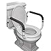 Carex Toilet Safety Frame - Toilet Safety Rails With Adjustable Width - Toilet Rails For Elderly, Handicap, Home Health Care Equipment After Surgery, Supports 300lbs primary