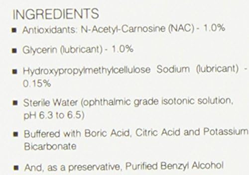 NAC Carnosine Eye Drops - Ethos Bright Eyes As Seen on UK National TV with Amazing Results! - 2 x 5ml Bottles N Acetyl Carnosine Drops - Soothe and Relieve Dry, Itchy Eyes Naturally - Protect Your Vision with the Best Eye Nutrition Available