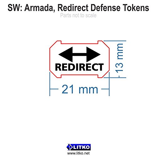 SW: Armada, Redirect Defense Tokens, Fluorescent Blue (10)