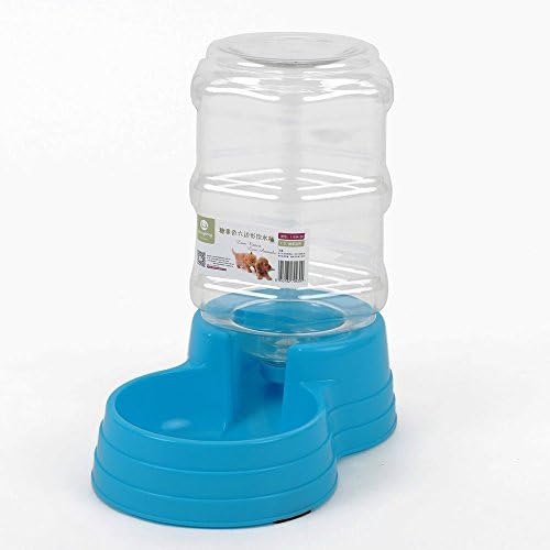 Shepher Water Dispenser 3.5L/0.92Gal for Small Medium Dog Non-slip Design Durable Automatic Feeders Easy to Clean Blue