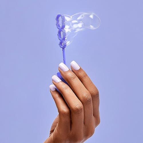 KISS imPRESS No Glue Mani Press On Nails, Color, 'Picture Purplect', Violet, Short Size, Squoval Shape, Includes 30 Nails, Prep Pad, Instructions Sheet, 1 Manicure Stick, 1 Mini File - Image 10