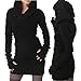 Sunfei ®Women Autumn Long Sleeve Pure Color Hooded Hoodies Slim Fit Coat (XL)