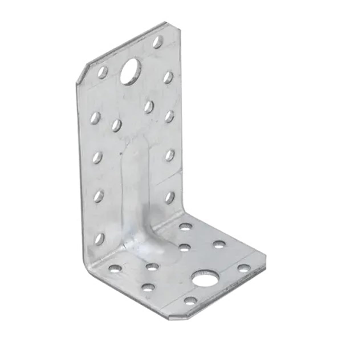90mm x 50mm x 55mm x 1.5mm Galvanised Heavy Duty with Reinforcment Angle Brackets for Wood Timber Steel Zinc Plated Steel KPS3 (Pack of 20) L13ABC