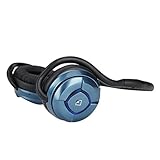Whitelabel MusicJogger Wireless Bluetooth Stereo Headphones, Headphone, Sport Headset, Music Streaming, Noise Reduction Handsfree Voice Calling (Metal Blue)