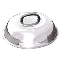 Blackstone Signature Griddle Accessories - 12 Inch Round Basting Cover - Stainless Steel - Cheese Melting Dome and Steaming Cover - Best for Use in Flat Top Griddle Grill Cooking Indoor or Outdoor