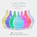 Essential Oil Diffuser Ceramic Hollowed Hand-Crafted Decorative Aromatherapy Humidifier with 7 Color Led Night Light for Home Bedroom Office SPA Yoga 100ml(White)