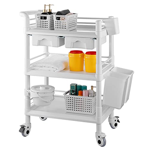 Rolling Utility Cart,Qiwey Medical Utility Cart
