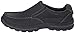 Skechers mens Braver-rayland Slip On Loafer, Black Leather, 9.5 Wide US