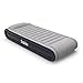 Sable Mattress with Built-in Pump, Upgraded Inflatable Blow Air Bed Comfortable Flocked Top Pillow Storage Bag, Height 17 inches, Twin Size for an Adult, Grey