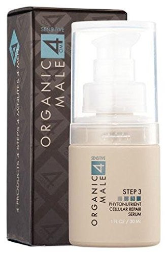 Organic Male OM4 Sensitive Step 3 - Phytonutrient Cellular Repair Serum (1.0 oz) Organic & Natural serum for all skin types including sensitive