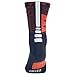 Nike Mens Hyper Elite Lebron Basketball Socks Large (Size 8-12) Navy, Red 5067410