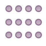 Libiline 100pcs Resin Button Solid Color 4Holes