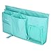 MoYag Bedside Storage Organizer, Haopyou Bedside Caddy Hanging Storage Bag for Bunk and Hospital Beds, Dorm Rooms Bed Rails,Baby Bed,Baby Cart,Car Backrest with 8 Pockets(Green)