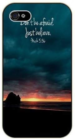 Don T Be Afraid Just Believe Sunset Bible Verse Iphone 5 5s