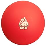 AMBER Athletic Gear Hard Shell Indoor Shot Put for Track and Field Non Marking Ideal for Indoor Track Surfaces in Various Sizes