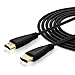 HDMI Cable 6ft HDMI Cord with 24K Gold-plated, 90 Degree HDMI Adapter & Cable Ties, HDMI 2.0 Cable High Speed for Ethernet, PS4, 1080P, Xbox One, 3D, PC-4 Pack by PERLESMITH