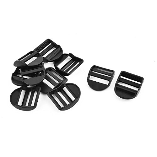 uxcell Plastic Adjustable Belt Ladder Connecting Lock Buckles 32mm Strap Width 10 Pcs