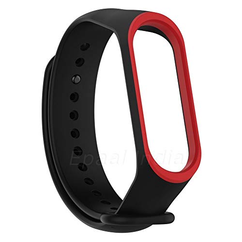 Epaal Dual Color Wristband Smartband Strap for Xiaomi Mi Band 4 and Mi Band 3