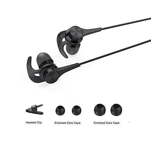 Earphones, BYZ Wired Earbuds with Mic Volume Control,Sweatproof Stereo Bass Noise Cancelling Headphones for Running