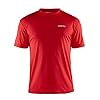 Craft Active Run Tee voor heren, lichtrood
