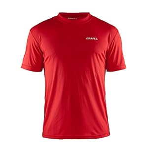 Craft Active Run Tee voor heren, lichtrood