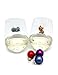 Simply Charmed Cat Wine Charms or Drink Glass Markers - Magnetic - Great Birthday or Hostess Gift for Cat Lovers - Set of 6 Cute Kitty Glass Identifiers