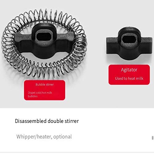 ALY Heiße und kalte Milchschäumer, Frother Milchschäumer, Elektrischer Milchaufschäumer Milk Frother für Kaffee Latte… – Bild 6