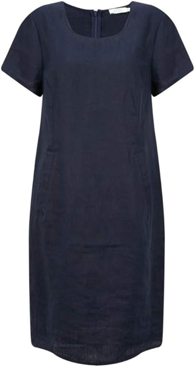 navy linen dress uk