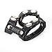 Leather C/B Rings, Hezong 3 Snap Adjustable Cockrings Strap and Ball Stretcher SM Sex Toy for Men (Black)