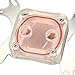 BXQINLENX Professional Universal CPU Water Cooling Block for Intel/AMD Water Cool System Computer Clear (Transparent)