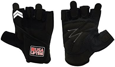 USA Lifting Washable Weight Lifting Gloves for Men and Women Top Quality Best Seller for Crossfit, Pull Ups Workouts with Wrist and Hand Support Featuring Anti Sweat Padding and Cushion Grips (X-large)