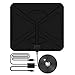 TV Antenna, Masione Antenna, HDTV Antenna, Indoor Amplified TV Antenna 50 Miles Range with Detachable Amplifier Signal Booster and 10FT High Performance Coaxial Cable, Super Thin, Black