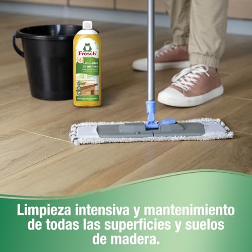 Limpiador de Madera Pack 8x750ml Spray - Limpieza y Mantenimiento Suelos y Superficies Madera - Fórmula Pino y Naranja - Elimina Manchas Difíciles